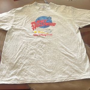 Vintage Planet Hollywood Walt Disney World 25th Anniversary T-Shirt **NWOT**